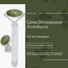 Masseur Face Roller Electric Aventurine, Roller in 100% Natural Aventurine,
