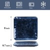 vicrays Ceramic Square Plates Set of 6 - Porcelain 8