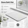 Stone Bath Mat Quick Dry, Diatomaceous Earth Bath Mat Non