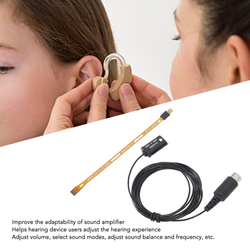 Cs63 Sound Aids Programming Cable Adjust Volume Stable Signal Transmission