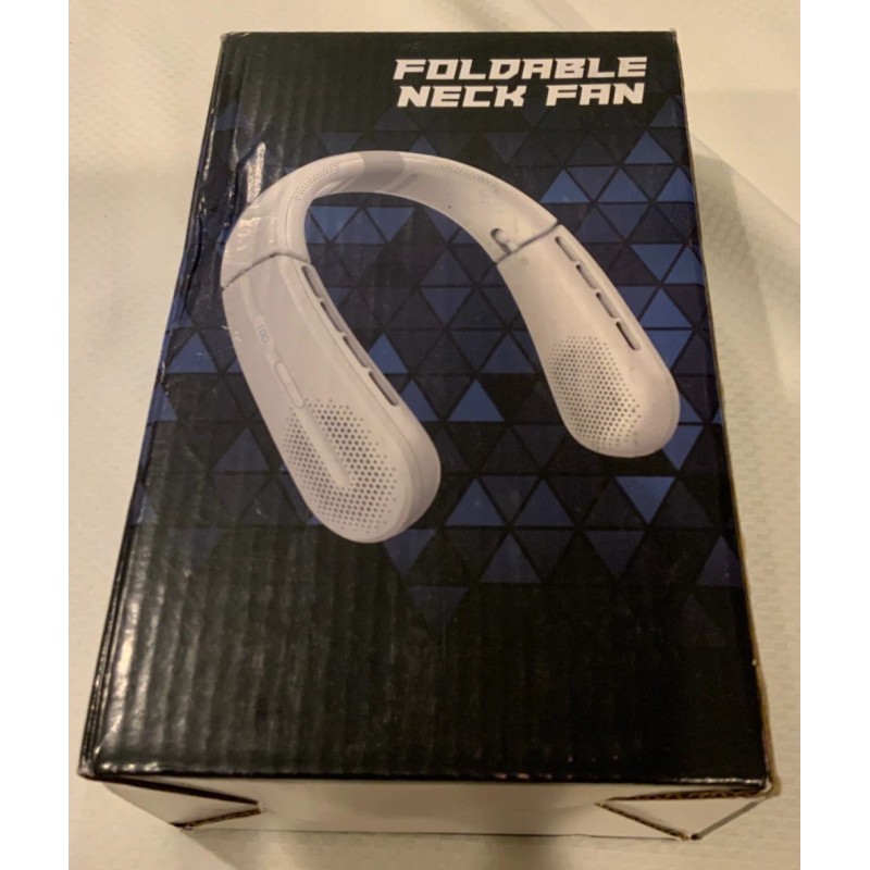ChillGo Portable Foldable Neck Fan, Style# F051, Color Black