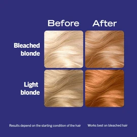 Schwarzkopf LIVE Pretty Pastels Semi-permanent Peach Copper Hair Dye, Lasts Up To 8 Washes - Perfect Peach P122