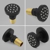 HOMEDEC 2inch Round Brass Showerhead Shower Jet Massage Spa Body