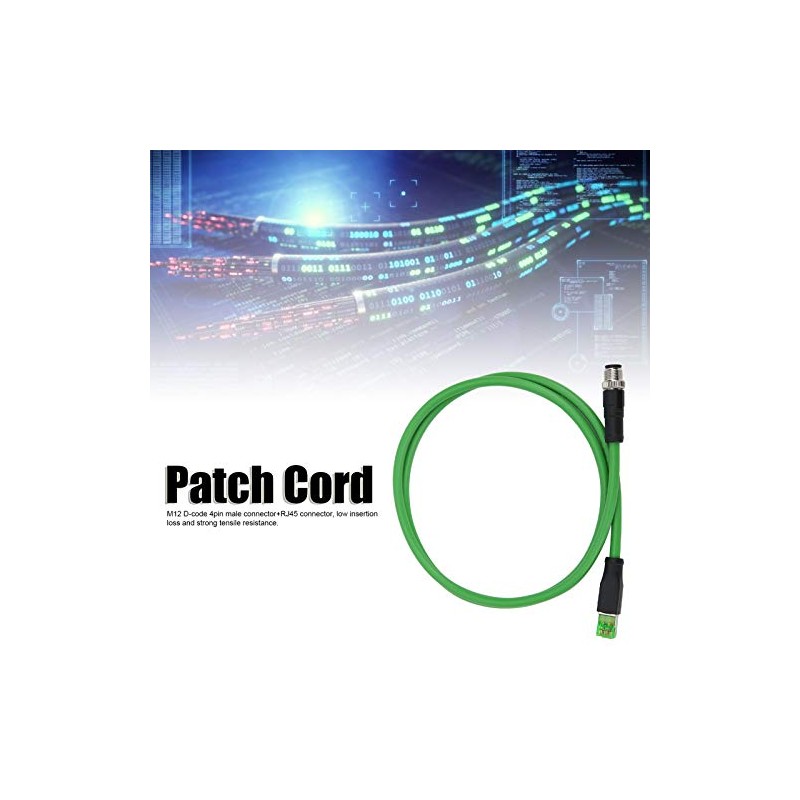 Eujgoov 1 m / 3,28 Pies Cable Blindado Ethernet Industrial