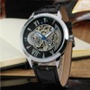 Forsining Automatic Mechanical Men's Watch Multi Function Male Wristwatch (Black)