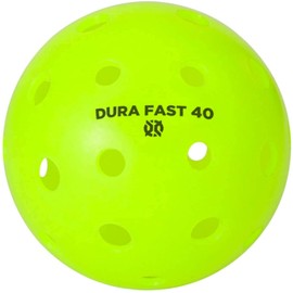 Dura Fast 40 Pickleballs | Outdoor Pickleball Balls Neon or Yellow USAPA Approved and Sanctioned for Tournament Play, Professional Perfomance… (Neon, 24 Pack)