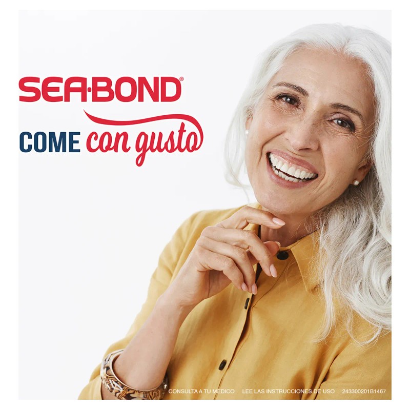 Almohadillas Adhesivas Inferiores Sea Bond para Dentaduras Postizas 2 pack