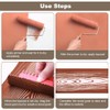 SLTAXAR Wood Grain Printing Tools STAXAR 2 Pieces Wood Grain