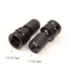 TEHAUX 1/2' to 1/4' Drill Converter Impact Driver Chuck Adapter