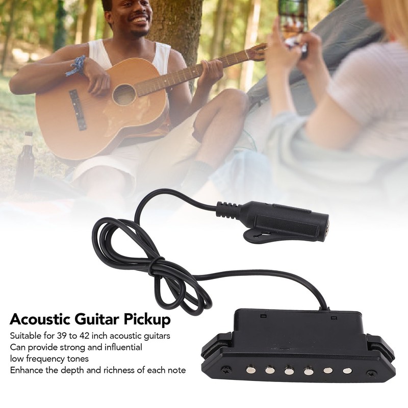 Acoustic Guitar Soundhole Pickup Humbucker Passive Soundhole Pickup for 39
