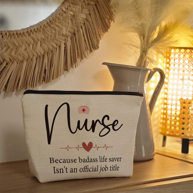3 Pcs Nurse Makeup Bag Funny Nurse Supplies Gifts for