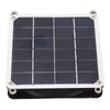 Solar Panel Powered Fan Kit 20W Monocrystalline Solar Panel Exhaust