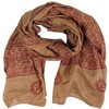 GURU SHOP Thin Baba Scarf, Benares Lunghi, Men/Women, Pink, Synthetic,