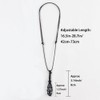 weryerker 12 PCS Crystal Cage Necklace Holder Necklace Cord Empty