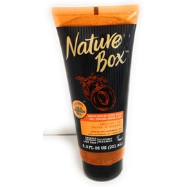 Nature Box Exfoliating Body Wash - for Refreshed Skin, with 100% Cold Pressed Apricot Oil, 6.8 Ounce