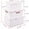 Honygebia Bamboo Decorative Storage Boxes - Set of 3 Woven