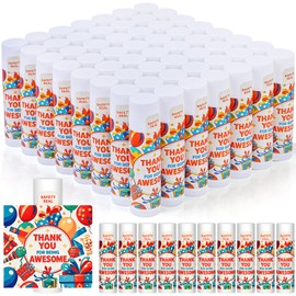 Thank You Gifts Bulk 60 Pack Employee Appreciation Lip Balms for Volunteer Staff Team Coworkers Pastor Appreciation Gift for Women Men