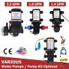 CAMPLUX 12V DC Water Pump 1.6/3.3GPM Diaphragm Self-Priming for Kitchen
