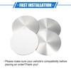 VekAuto 4 Pcs Wheel Center Cap Sticker, 75mm Universal for