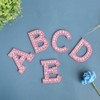 A Z 26 English Letters Garment Applique Patches Stickers Rhinestones