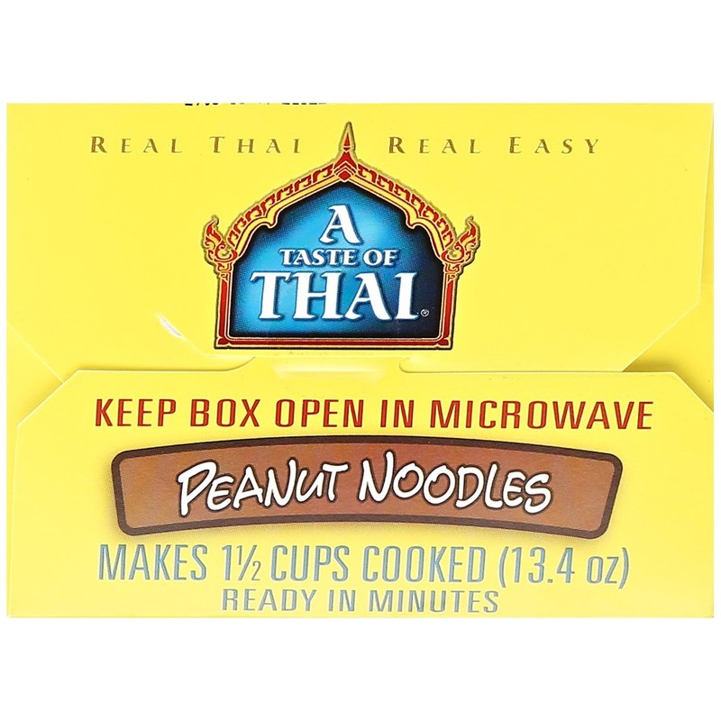 A Taste of Thai Peanut Sauce Noodles |Heat & Eat