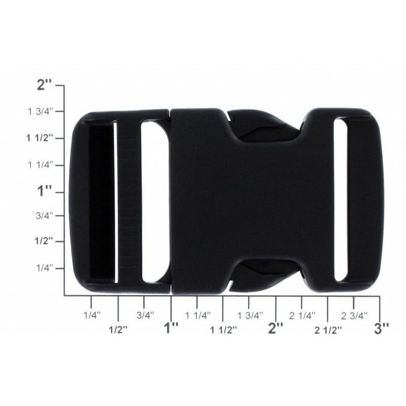 Buckleguy.com 4494/4507 1 1/2" Mojave Plastic Side Release Buckle