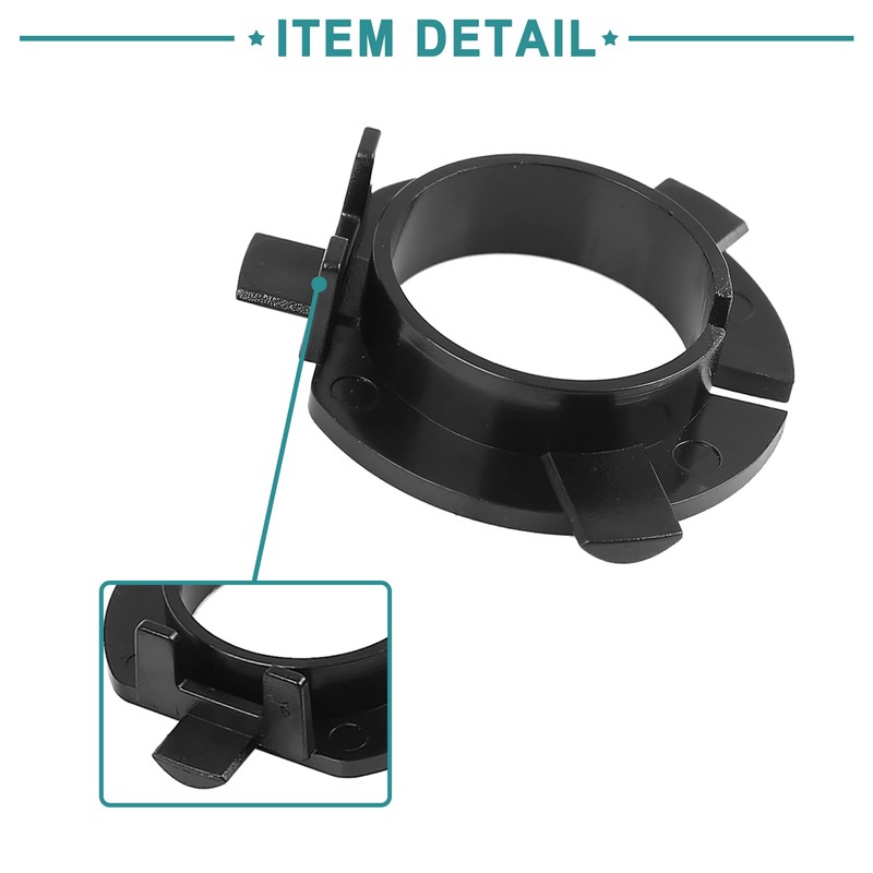 ACROPIX H7 LED Headlight Adapter Front Bulb Retainer Holder Fit