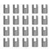 20PCS Self Tapping Insert Stainless Steel Slotted Wire Thread Repair