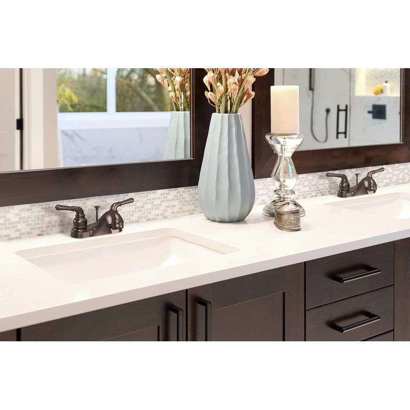 ACCENT COLLECTION - Two Handle Bathroom Faucet - Morroccan Bronze
