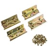 Wmzjnljy 4pcs Bed Brackets Corner Heavy Duty Non-Mortise Bed Hinges