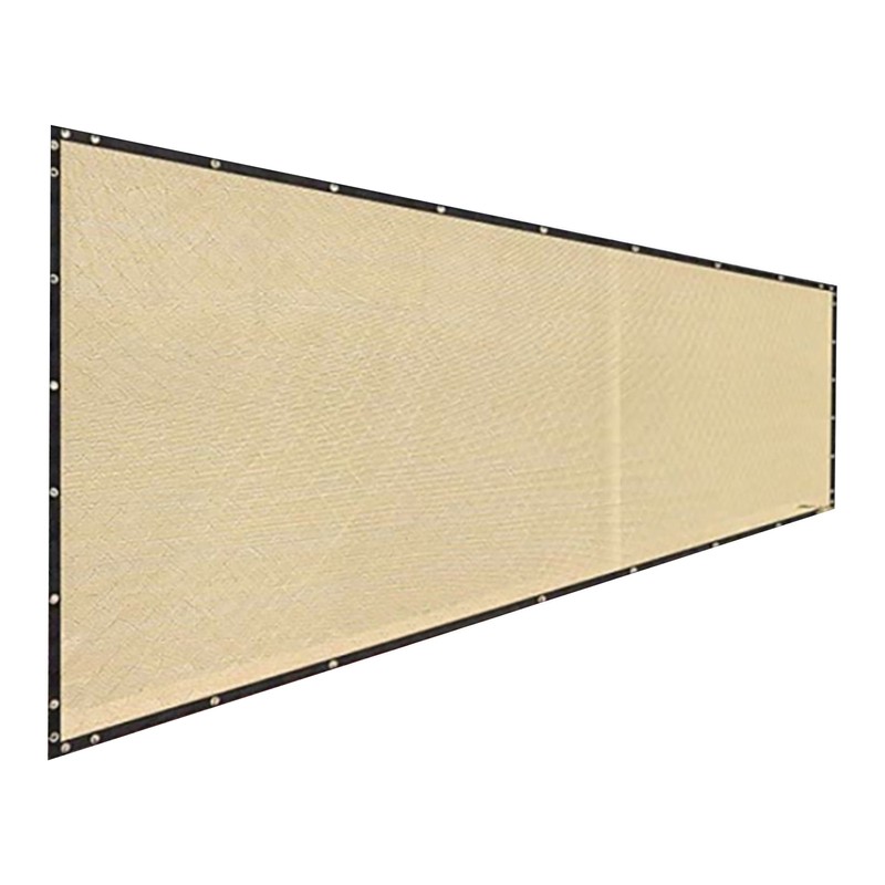Balcony Screen Fence Beige Thickened Sun Prevention Private Protection Patio