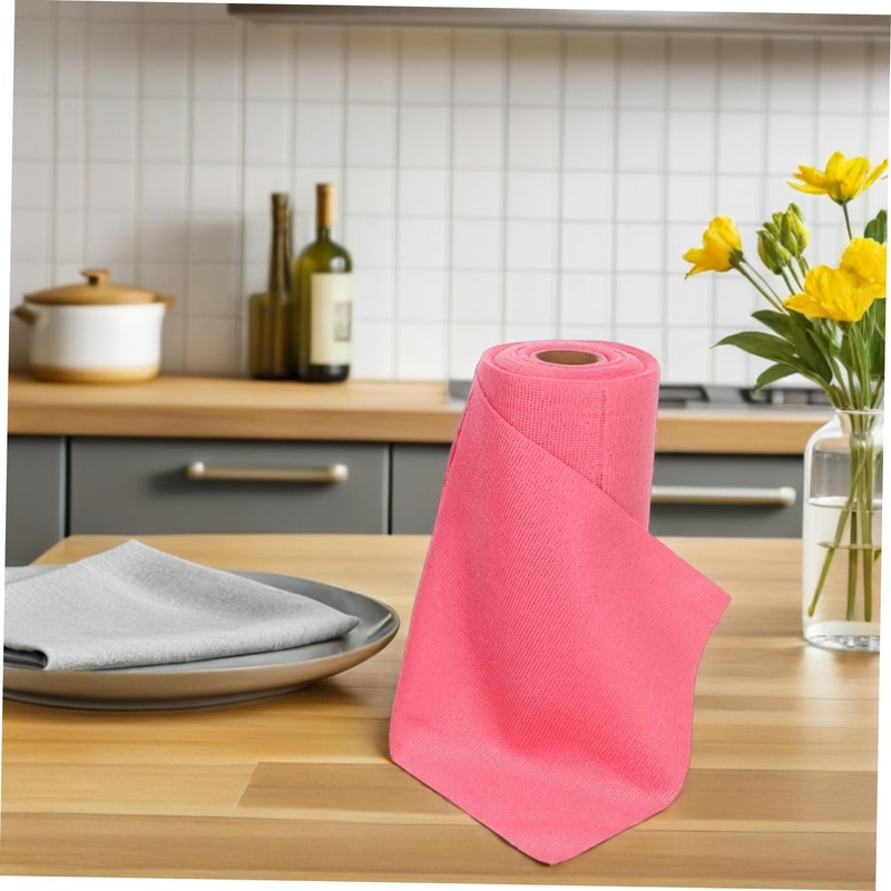Gatuida Microfiber Cleaning Cloth Roll Absorbent Kitchen Washcloths for Dishes