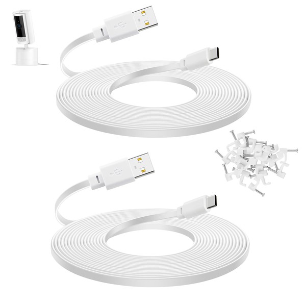 Smays 2-Pack 30 ft Extension Cable for Ring Pan-Tilt Indoor