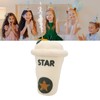 35cm Soft Plush Pillow Toy Cute Coffee Cup Shaped Stuffed