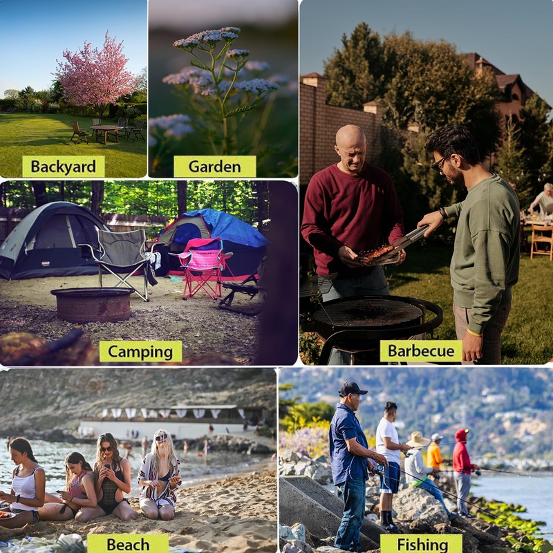 Citronella Incense Sticks Outdoors, 12 PCS Citronella Sticks for Camping,