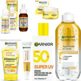 Kit Garnier Express Aclara Super Uv 7 Sérumaguacremagel                                                                                               