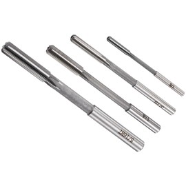 CoCud Chuck Reamer Set 1/8 Inch 3/16 Inch 1/4 Inch 5/16 Inch Diameter H7 Tolerance Milling Cutter (Application: for Lathe Drilling Machine) 4 Pieces