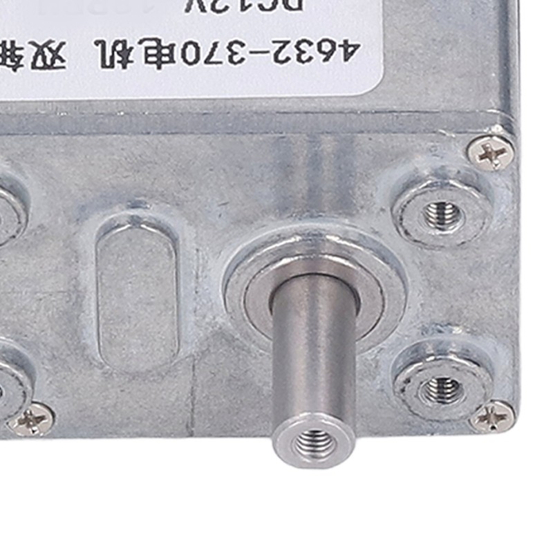 Double Shaft Gear Motor Self Locking CW CCW Aluminum Alloy