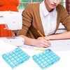 YEQIN 25 Slots Sky Blue Bobbin Box,Sewing Machine Bobbin Organizer