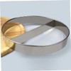 Ciieeo 3pcs Stainless Steel Pizza Saucing Ring Baking Tool for