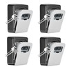 Key Lock Box Wall Mounted, Fayleeko 4 Digit Combination Lockbox