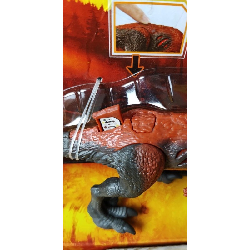 Mattel Jurassic World Dominion Extreme Damage PYRORAPTOR Dinosaur Action Figure