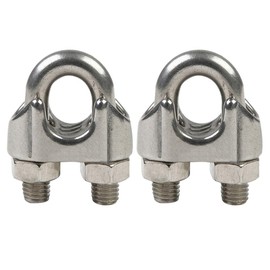 FEEIMOL M16 Stainless Steel Wire Rope Clamp Clamp Cable Clamps U Bolt Bow Shape Connector for Wire Ropes Steel Cable Steel Wire Steel Cable Steel Cable