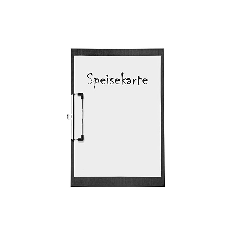 VELOFLEX A481798 Clipboard Landscape DIN A4 Pack of 2 Black