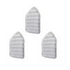 CLEANHOME Microfibre Scrubber Cloths (Pack of 3) for Cleaning Mirrors,
