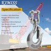 KIMISS 304 Stainless Steel Swivel Eye Clevis Lifting Chain Snap