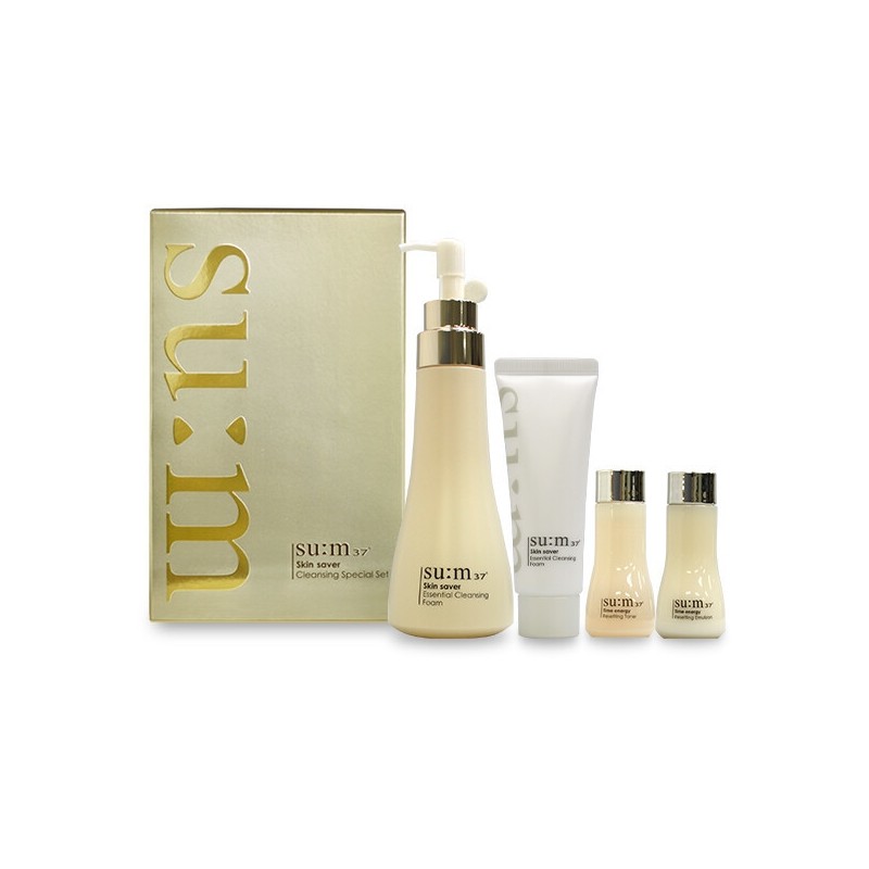 Sum37 Skin Saver Cleansing Foam Special Set / 숨37 스킨