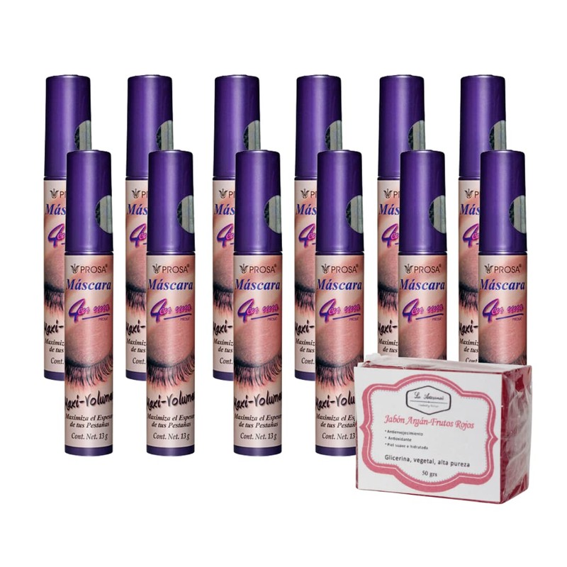 Prosa 12 Piezas Rimel Mascara Pestañas 4 En 1, 1