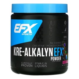 Efx Sports, Monohidrato De Creatina Kre-alkalyn Efx 220g Sabor Rainbow Blast