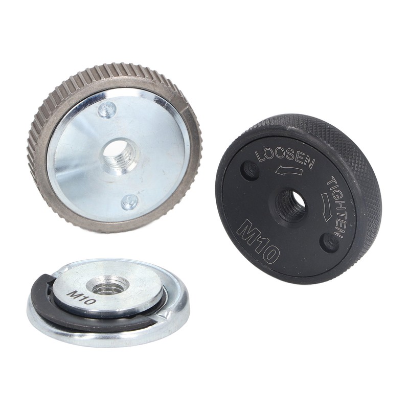 3PCS M10 Angle Grinder Flange Nut Self Locking Pressure Plate